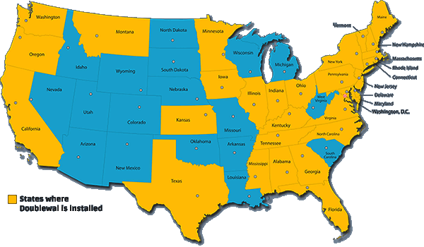 States Where Doublewal is Installed